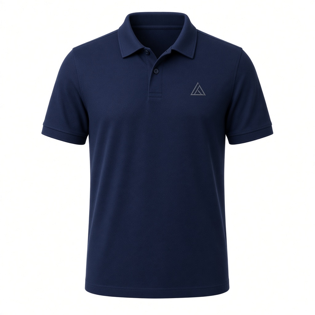 Navy corporate polo shirt