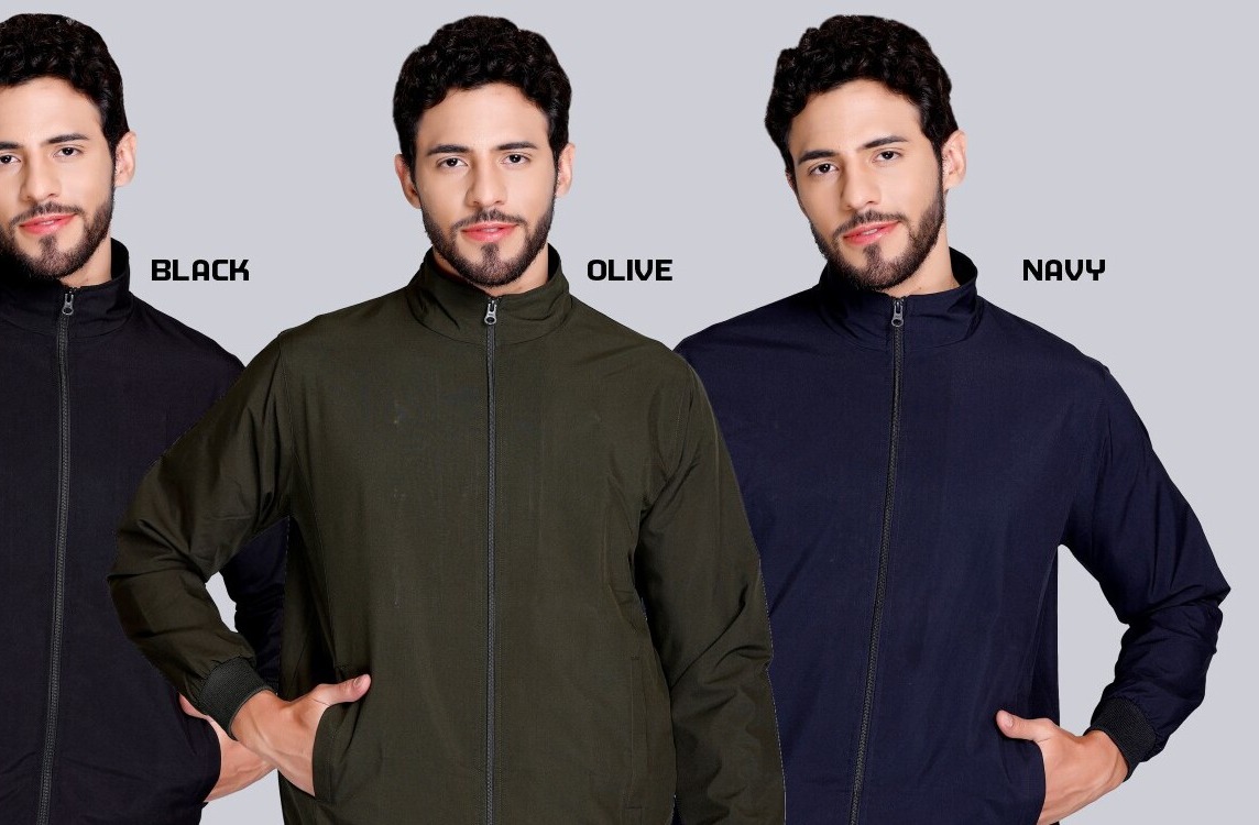 Corporate jacket colors black olive navy